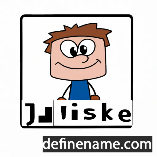 cartoon of the name Jiske