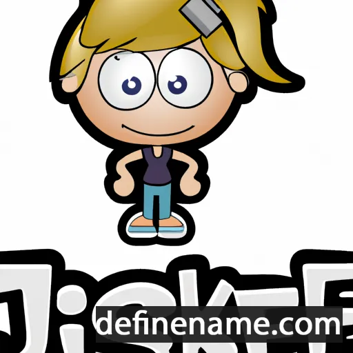 cartoon of the name Jiske