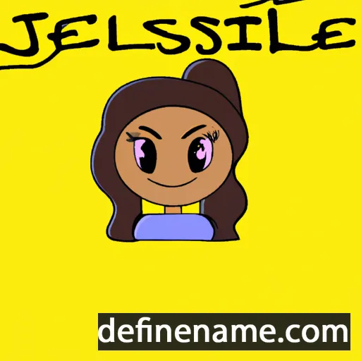 cartoon of the name Jislene