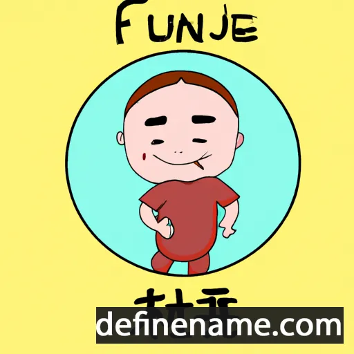 cartoon of the name Jiufeng