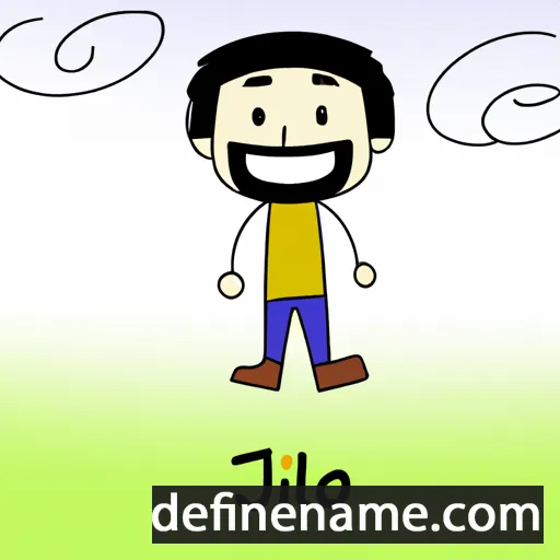 cartoon of the name Jiulio