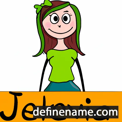 cartoon of the name Jivka