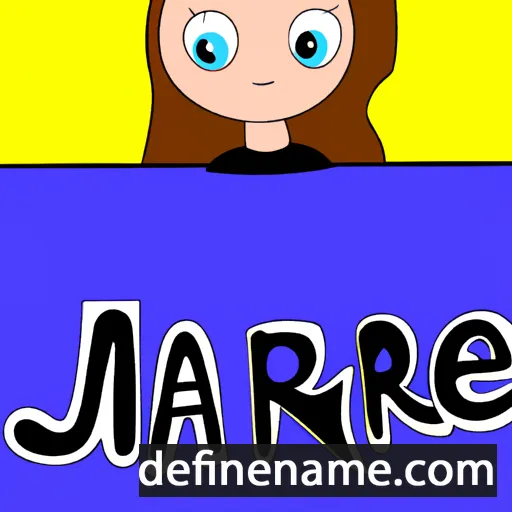 cartoon of the name Jmarie