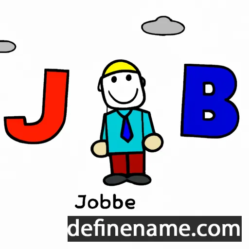 cartoon of the name Jób