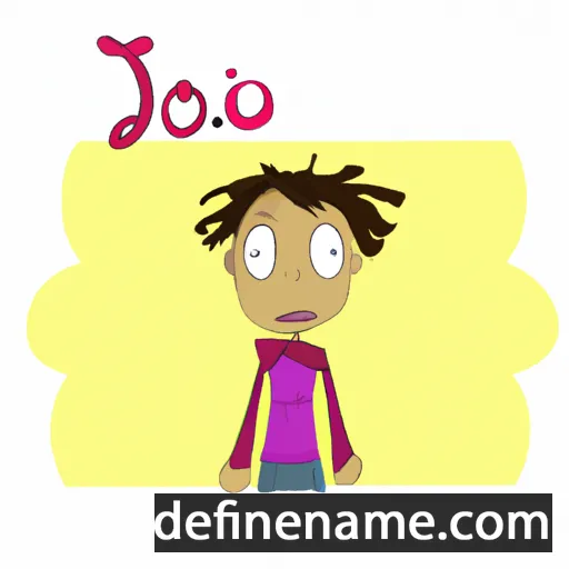 cartoon of the name Jô