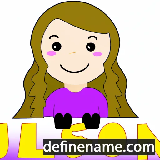 cartoon of the name Joalison