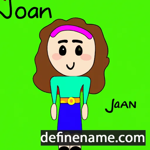 Joanan cartoon