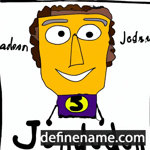 cartoon of the name Joanderson