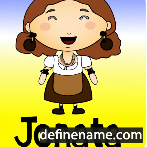 cartoon of the name Joaneta