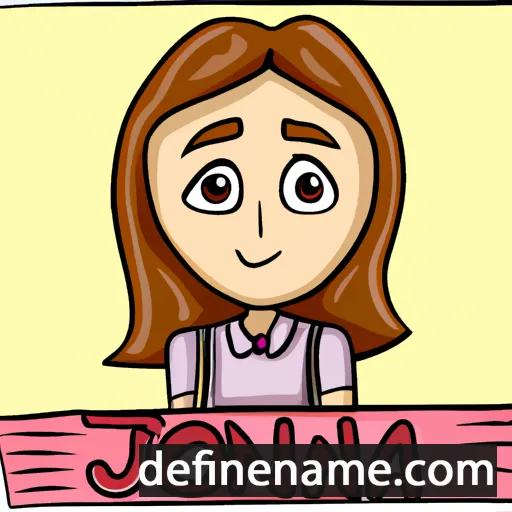 cartoon of the name Joanna