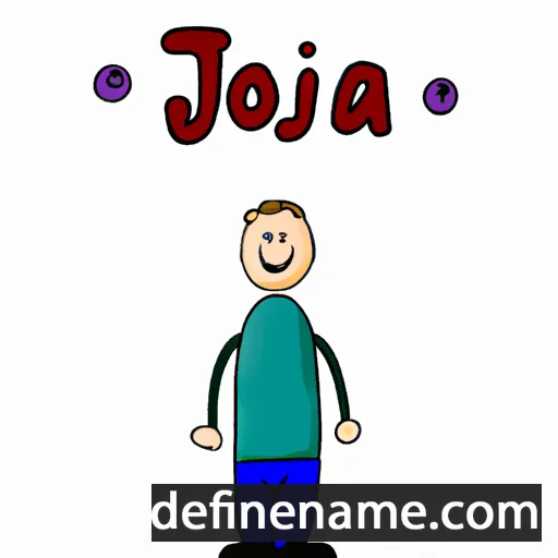 cartoon of the name Joas