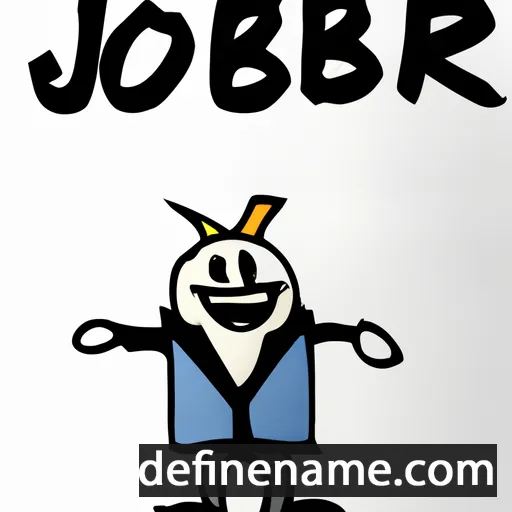 cartoon of the name Jobbor