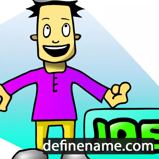 cartoon of the name Jobe