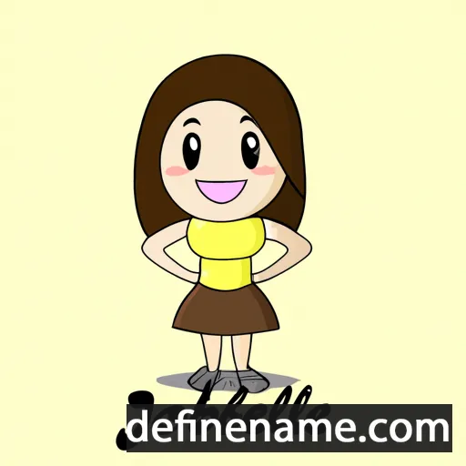 cartoon of the name Jobelle