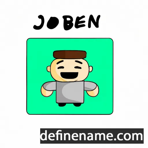 cartoon of the name Jobien