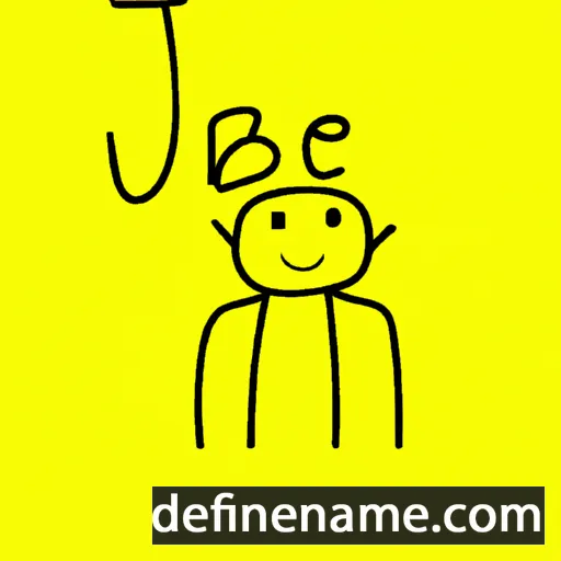 cartoon of the name Jobine