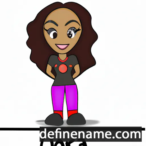 cartoon of the name Jo'ra