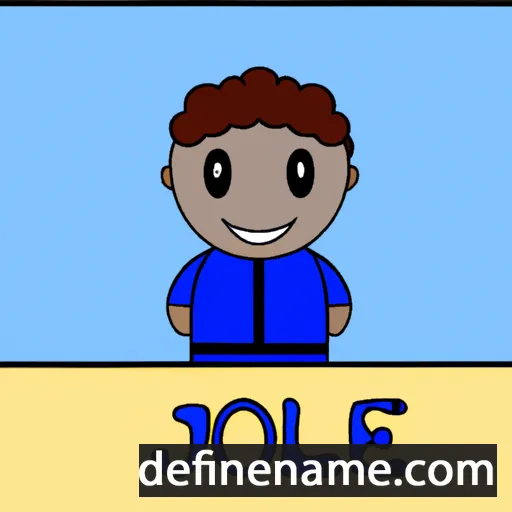 cartoon of the name Jóel