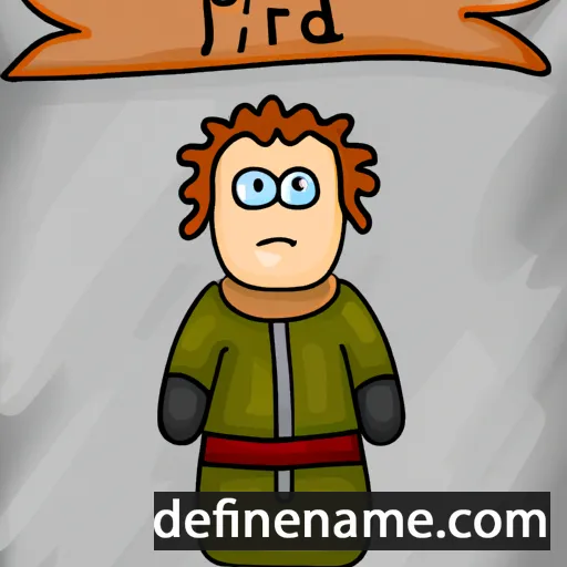 cartoon of the name Jófríður