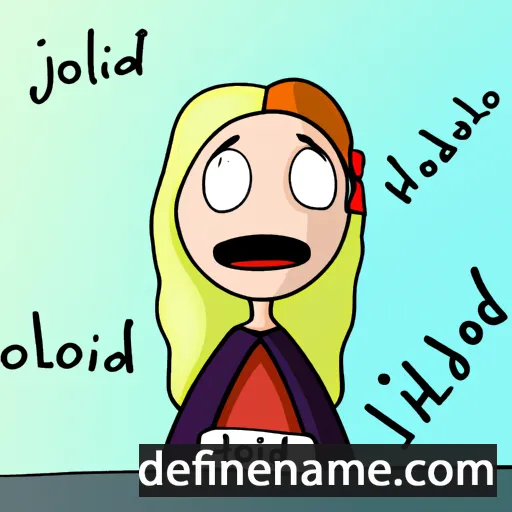 Jóhild cartoon