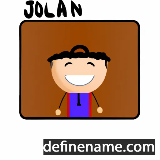 Jóleán cartoon