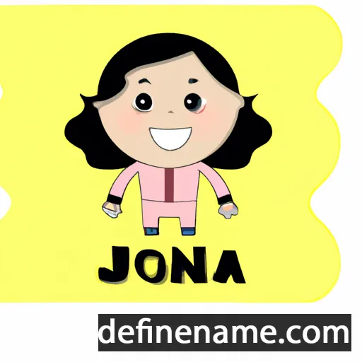 cartoon of the name Jónína