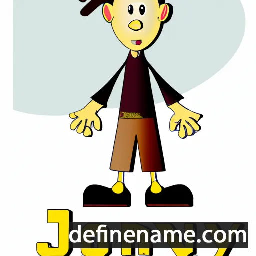 cartoon of the name Jónný