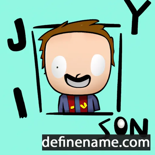 cartoon of the name Jónsi