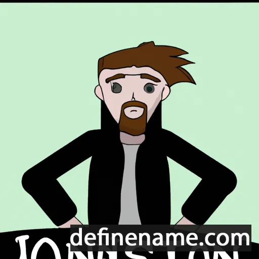 cartoon of the name Jónsteinn