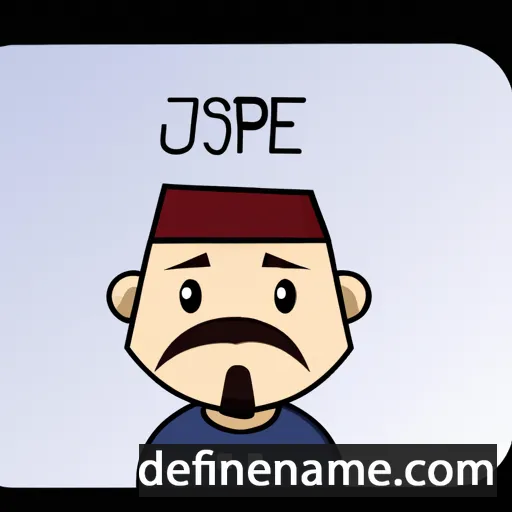 cartoon of the name Jósepr