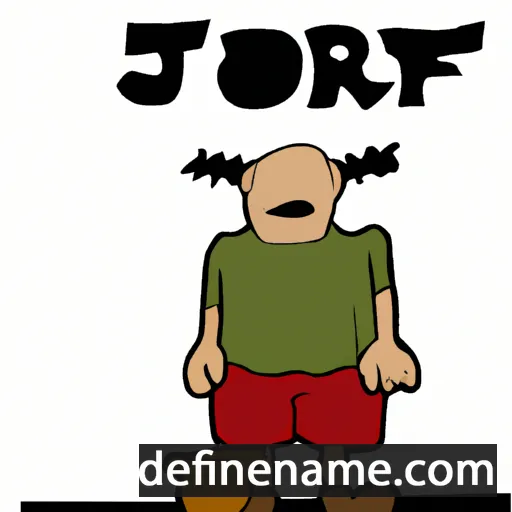 cartoon of the name Jörfi