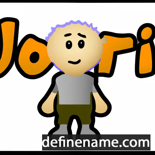 cartoon of the name Jöri