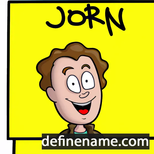 cartoon of the name Jörn