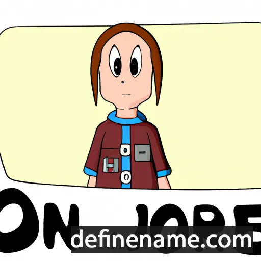 cartoon of the name Jörne