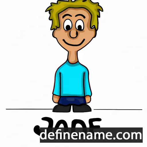 cartoon of the name Jøde