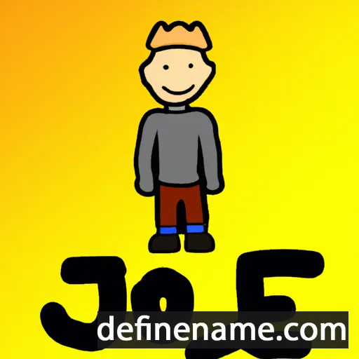 cartoon of the name Jøel