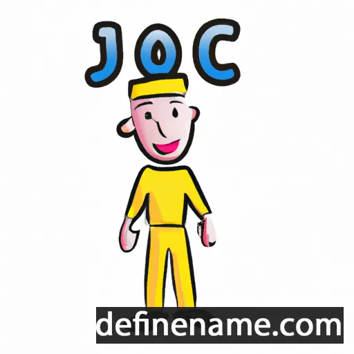 cartoon of the name Joc