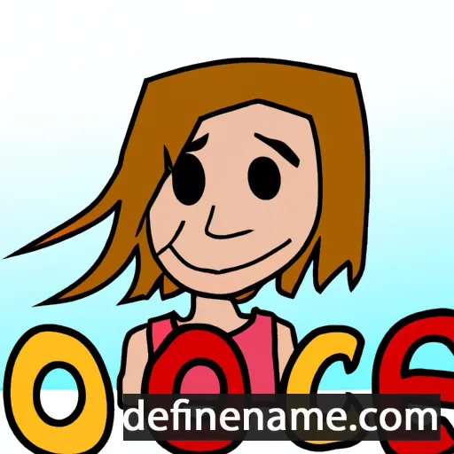 cartoon of the name Joce