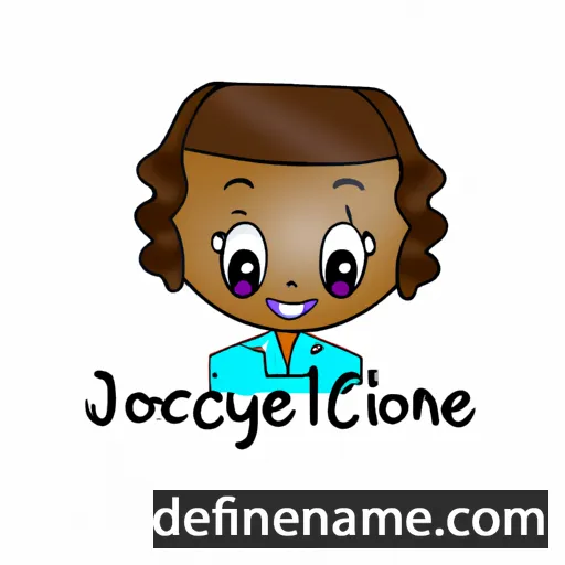 cartoon of the name Jocelynne