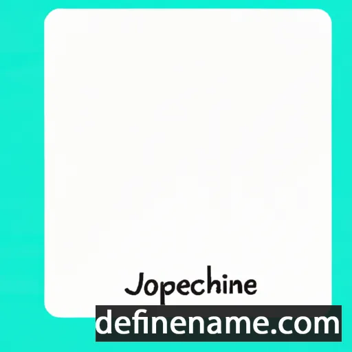 cartoon of the name Jocephine