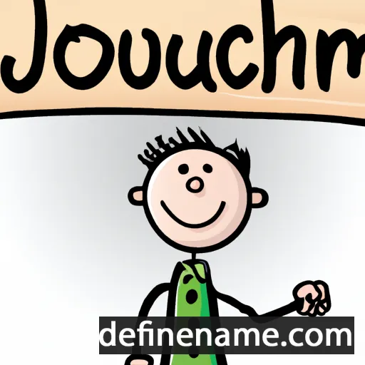 cartoon of the name Jochum