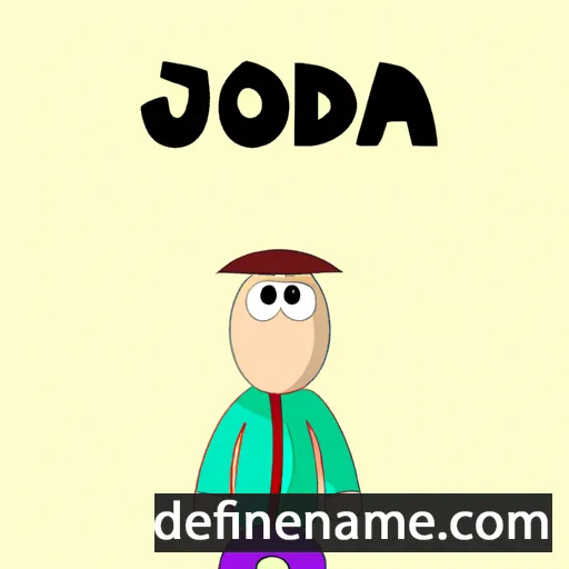 cartoon of the name Jodea