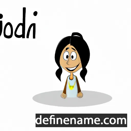 cartoon of the name Jodhi