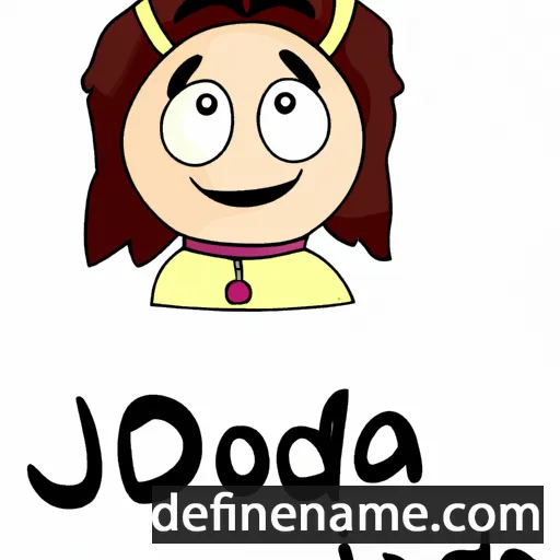 cartoon of the name Jodina