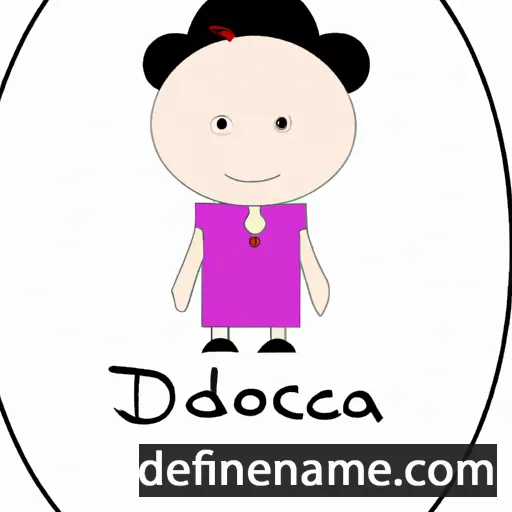 cartoon of the name Jodoca