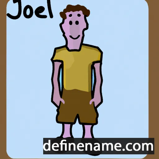 cartoon of the name Joèl