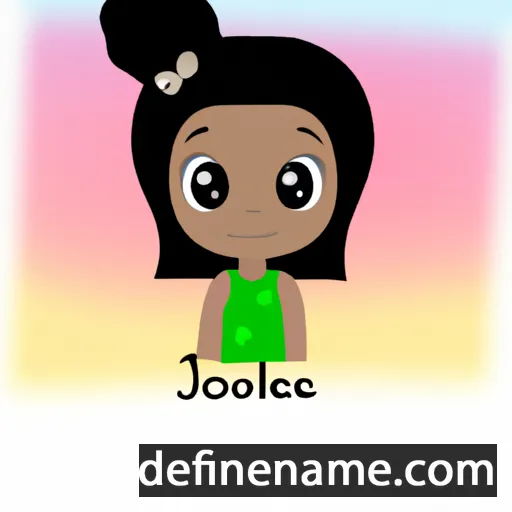 cartoon of the name Joèla