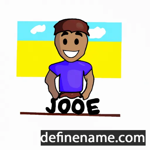 cartoon of the name Joejo