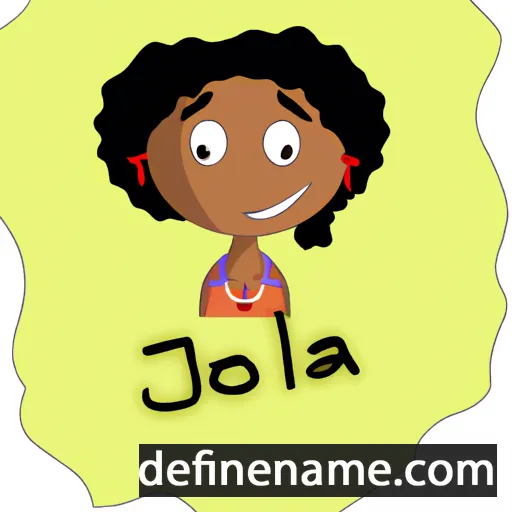 cartoon of the name Joela