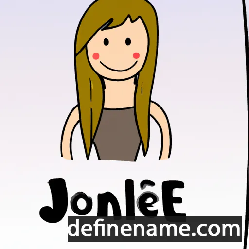 cartoon of the name Joelene